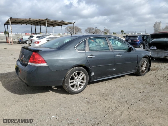 2014 Chevrolet Impala Limited LTZ with VIN 2G1WC5E36E1173351, listed as a Copart auction lot 51183915 with 133,605 mi miles and Salvage Title. Bid and sale history available at carsss.com. Image 3.