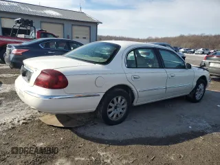 2002 Lincoln Continental with VIN 1LNHM97V42Y620508, listed as a Copart auction lot 42642755 with 0 mi miles and Salvage Title. Bid and sale history available at carsss.com. Image 3.