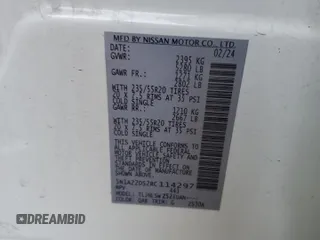 2024 Nissan Murano Platinum z VIN 5N1AZ2DS2RC114297, wystawiony jako Copart lot #53164445 z przebiegiem 8 150 mil mil oraz Szkoda całkowita • Salvage title. Historia ofert i sprzedaży dostępna na DreamBid. Obrazek 14.