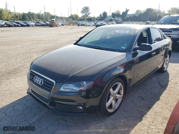 2010 Audi A4 2.0T Premium Plus with VIN WAUFFAFL8AN031837, listed as a Copart auction lot 71652184 with 116,120 mi miles and Clean Title. Bid and sale history available at carsss.com. Image 1.