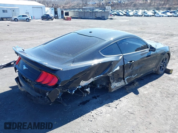 2020 Ford Mustang EcoBoost with VIN 1FA6P8TH2L5128971, listed as a IAAI auction lot 41858299 with 31,207 mi miles. Bid and sale history available at carsss.com. Image 4.