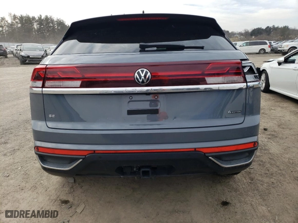 2024 Volkswagen Atlas Cross Sport 2.0T SE w/Technology with VIN 1V2KE2CA7RC223205, listed as a Copart auction lot 45751355 with 12,399 mi miles and Salvage Title. Bid and sale history available at carsss.com. Image 6.