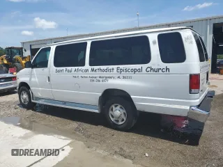 2001 Ford Econoline Passenger XL with VIN 1FBSS31L41HA22362, listed as a Copart auction lot 61076525 with 97,207 mi miles and Salvage title. Bid and sale history available at DreamBid. Image 2.