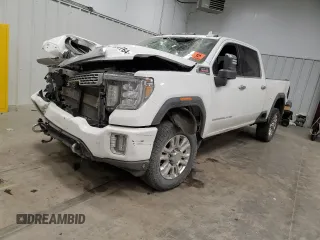 2020 GMC Sierra 2500HD Denali z VIN 1GT49REY4LF131072, wystawiony jako Copart lot #87030764 z przebiegiem Nie podano mil oraz Szkoda całkowita • Salvage title. Historia ofert i sprzedaży dostępna na DreamBid. Obrazek 1.