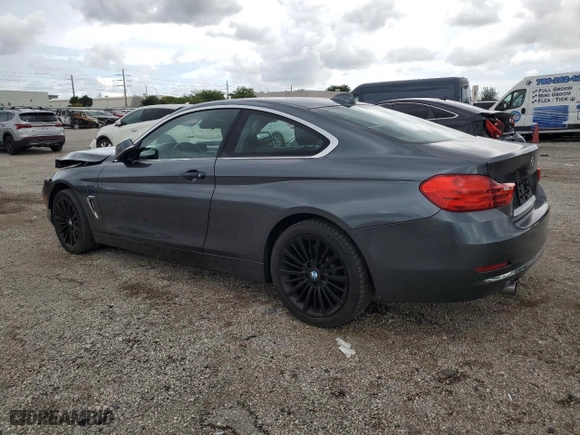 2015 BMW 4 Series 435i xDrive with VIN WBA3R5C53FK371851, listed as a Copart auction lot 67656544 with 86,438 mi miles and Salvage Title. Bid and sale history available at carsss.com. Image 2.