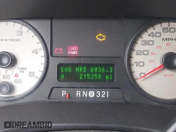 2006 Ford F-250 XL with VIN 1FTSW21P16EC12948, listed as a IAAI auction lot 41742030 with 215,258 mi miles and . Bid and sale history available at DreamBid. Image 7.