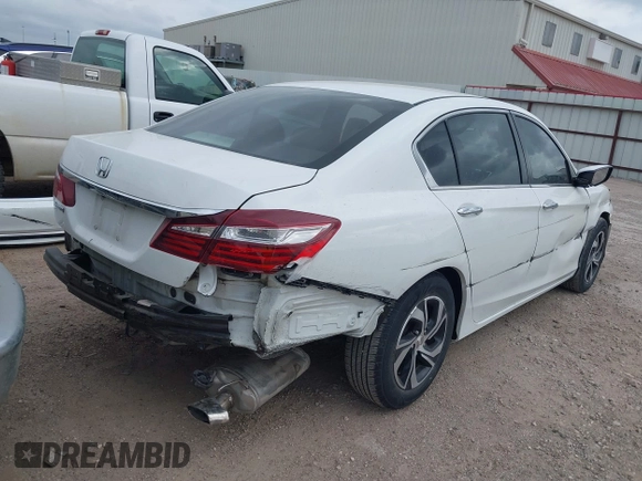 2017 Honda Accord LX with VIN 1HGCR2F39HA001378, listed as a IAAI auction lot 41709888 with 98,344 mi miles. Bid and sale history available at carsss.com. Image 4.