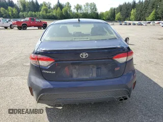 2020 Toyota Corolla SE with VIN JTDP4RCE3LJ004394, listed as a Copart auction lot 55039085 with 98,579 mi miles and Salvage Title. Bid and sale history available at DreamBid. Image 6.