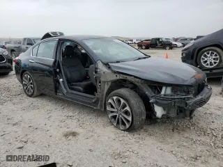 2015 Honda Accord Sedan Sport with VIN 1HGCR2F58FA101521, listed as a Copart auction lot 50740865 with 0 mi miles and Salvage Title. Bid and sale history available at carsss.com. Image 4.