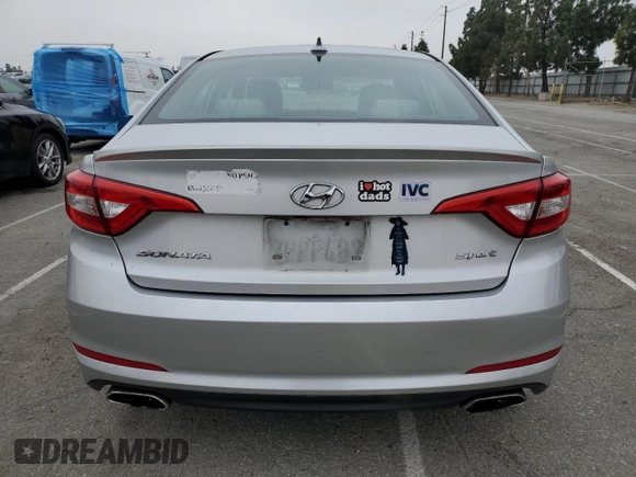 2016 Hyundai Sonata Sport with VIN 5NPE34AF0GH342939, listed as a Copart auction lot 53193655 with 69,352 mi miles and Clean Title. Bid and sale history available at DreamBid. Image 6.