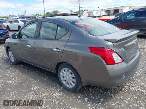 2013 Nissan Versa SV with VIN 3N1CN7AP9DL867511, listed as a IAAI auction lot 42680420 with 158,082 mi miles and . Bid and sale history available at DreamBid. Image 3.