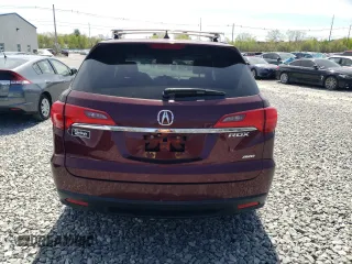 2014 Acura RDX with VIN 5J8TB4H36EL000170, listed as a Copart auction lot 55227305 with 190,311 mi miles and Salvage title. Bid and sale history available at DreamBid. Image 6.