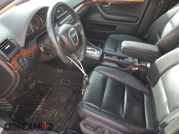 2005 Audi A4 3.2L with VIN WAUDG78E35A545002, listed as a Copart auction lot 87471044 with 148,280 mi miles and Salvage Title. Bid and sale history available at carsss.com. Image 7.