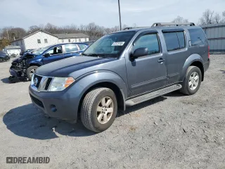 2012 Nissan Pathfinder SV with VIN 5N1AR1NB4CC633335, listed as a Copart auction lot 47575745 with 107,509 mi miles and Salvage Title. Bid and sale history available at carsss.com. Image 1.