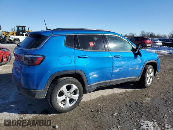 2021 Jeep Compass Latitude z VIN 3C4NJDBB5MT507557, wystawiony jako Copart lot #88755955 z przebiegiem 46 134 mil mil oraz Nie do naprawy • Non repairable. Historia ofert i sprzedaży dostępna na DreamBid. Obrazek 3.