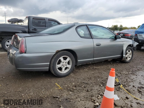 2005 Chevrolet Monte Carlo LS with VIN 2G1WW12E059255230, listed as a Copart auction lot 76117904 with 273,298 mi miles and Salvage Title. Bid and sale history available at carsss.com. Image 3.