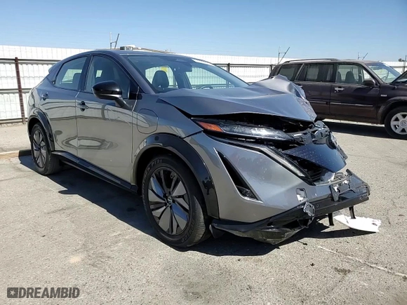 2023 Nissan ARIYA EVOLVE+ with VIN JN1DF0BB3PM705556, listed as a Copart auction lot 61039554 with 1,863 mi miles and Salvage Title. Bid and sale history available at carsss.com. Image 10.