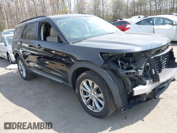 2020 Ford Explorer XLT with VIN 1FMSK8DH1LGB72160, listed as a IAAI auction lot 41992052 with 79,556 mi miles. Bid and sale history available at carsss.com. Image 1.