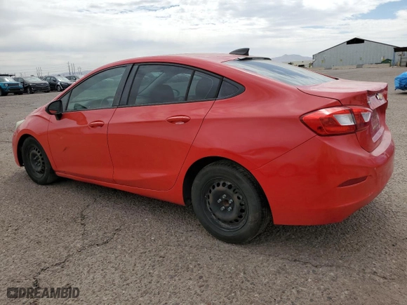 2018 Chevrolet Cruze LS with VIN 1G1BC5SM6J7139452, listed as a Copart auction lot 50046185 with 72,564 mi miles and Clean Title. Bid and sale history available at carsss.com. Image 2.
