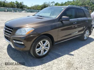 2014 Mercedes-Benz M ML 350 with VIN 4JGDA5JB5EA346151, listed as a Copart auction lot 53660225 with 111,604 mi miles and Salvage Title. Bid and sale history available at carsss.com. Image 1.
