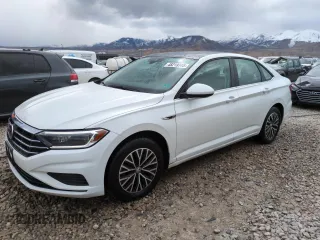 2019 Volkswagen Jetta SEL z VIN 3VWE57BU4KM053295, wystawiony jako Copart lot #48757465 z przebiegiem 64 680 mil mil oraz Szkoda całkowita • Salvage title. Historia ofert i sprzedaży dostępna na DreamBid. Obrazek 1.