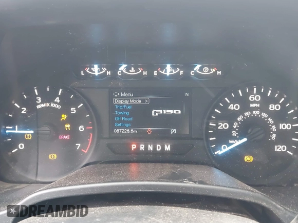 2018 Ford F-150 XL with VIN 1FTMF1EP8JKD65446, listed as a IAAI auction lot 41412677 with 87,225 mi miles. Bid and sale history available at carsss.com. Image 7.
