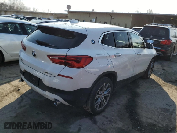 2019 BMW X2 xDrive28i with VIN WBXYJ5C5XKEF83001, listed as a Copart auction lot 39145223 with 20,158 mi miles. Bid and sale history available at carsss.com. Image 3.