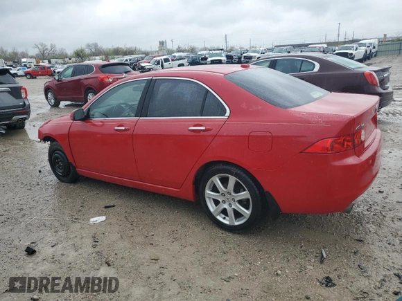2005 Acura TSX with VIN JH4CL96825C032653, listed as a Copart auction lot 51695135 with 195,182 mi miles and Salvage Title. Bid and sale history available at DreamBid. Image 2.