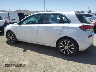 2018 Hyundai Elantra GT with VIN KMHH35LE0JU074104, listed as a Copart auction lot 55727404 with 34,769 mi miles and Salvage Title. Bid and sale history available at carsss.com. Image 2.