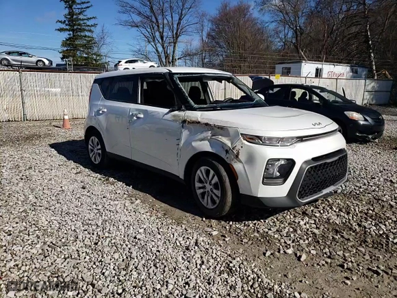 2022 Kia Soul LX with VIN KNDJ23AU4N7174475, listed as a Copart auction lot 50026085 with 24,039 mi miles and Salvage Title. Bid and sale history available at carsss.com. Image 12.