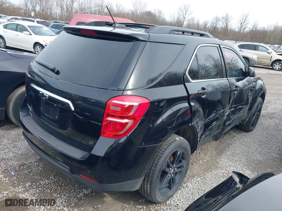 2017 Chevrolet Equinox LT with VIN 2GNALCEK8H6243458, listed as a IAAI auction lot 41817679 with 154,563 mi miles. Bid and sale history available at carsss.com. Image 4.