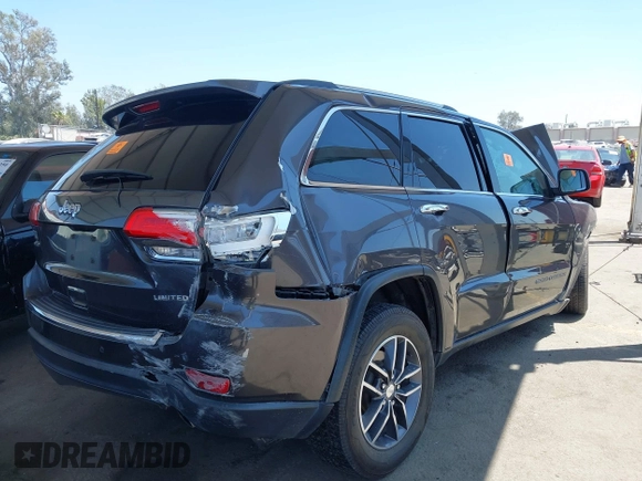 2018 Jeep Grand Cherokee Limited z VIN 1C4RJEBG9JC111092, wystawiony jako IAAI lot #42655461 z przebiegiem Nie podano mil oraz . Historia ofert i sprzedaży dostępna na DreamBid. Obrazek 4.