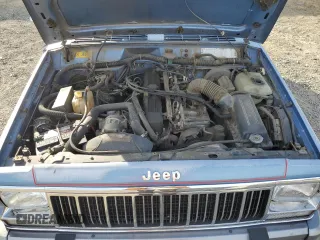 1991 Jeep Cherokee with VIN 1J4FJ58S1ML520376, listed as a Copart auction lot 75452364 with 147,982 mi miles and Salvage title. Bid and sale history available at DreamBid. Image 12.
