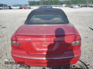 2006 Mercedes-Benz CLK 500 with VIN WDBTK75G36T064836, listed as a Copart auction lot 68980484 with 8,364 mi miles and Salvage Title. Bid and sale history available at DreamBid. Image 6.