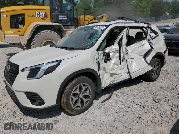2022 Subaru Forester Premium with VIN JF2SKAEC7NH513364, listed as a Copart auction lot 58632355 with Not provided miles and Salvage title. Bid and sale history available at DreamBid. Image 1.