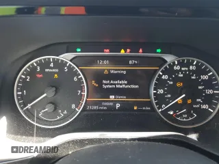 2022 Nissan Pathfinder Platinum with VIN 5N1DR3DG7NC268318, listed as a Copart auction lot 49682025 with 23,285 mi miles and Salvage title. Bid and sale history available at DreamBid. Image 9.
