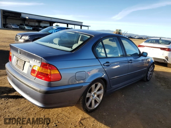 2002 BMW 3 Series 325i with VIN WBAEV33462KL78187, listed as a Copart auction lot 87111574 with 165,249 mi miles and Clean Title. Bid and sale history available at carsss.com. Image 3.