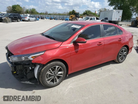 2024 Kia Forte LXS with VIN 3KPF24AD8RE705713, listed as a Copart auction lot 47215265 with 11,951 mi miles and Non Repairable. Bid and sale history available at carsss.com. Image 1.