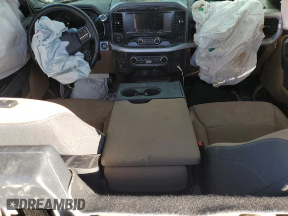 2022 Ford F-150 XL with VIN 1FTMF1E54NKD75959, listed as a Copart auction lot 37162664 with 56,564 mi miles and Salvage Title. Bid and sale history available at DreamBid. Image 8.
