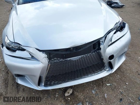2014 Lexus IS 350 with VIN JTHCE1D25E5002075, listed as a IAAI auction lot 41877829 with 105,269 mi miles. Bid and sale history available at carsss.com. Image 6.