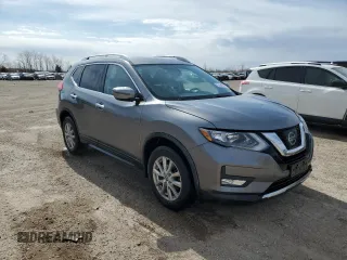 2017 Nissan Rogue SV with VIN KNMAT2MV5HP573539, listed as a Copart auction lot 52445815 with 98,804 mi miles and Salvage Title. Bid and sale history available at carsss.com. Image 4.