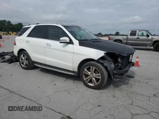2015 Mercedes-Benz M 350 with VIN 4JGDA5HBXFA534879, listed as a Copart auction lot 54306825 with 161,624 mi miles and Salvage title. Bid and sale history available at DreamBid. Image 4.