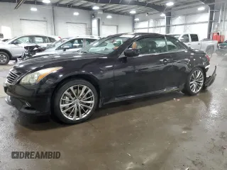 2012 Infiniti G37 Convertible with VIN JN1CV6FE0CM201546, listed as a Copart auction lot 46070615 with 115,403 mi miles and Salvage Title. Bid and sale history available at carsss.com. Image 1.