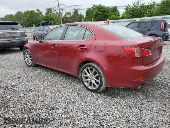 2012 Lexus IS 250 with VIN JTHCF5C20C5053860, listed as a Copart auction lot 58081105 with 114,564 mi miles and Salvage title. Bid and sale history available at DreamBid. Image 2.
