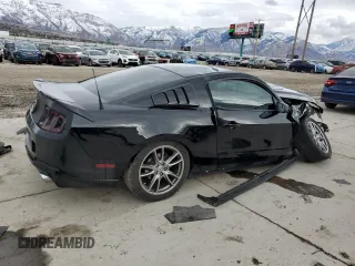 2013 Ford Mustang V6 with VIN 1ZVBP8AM5D5280606, listed as a Copart auction lot 47976695 with Not Provided miles and Salvage Title. Bid and sale history available at carsss.com. Image 3.