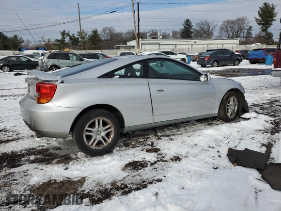 2000 Toyota Celica GT with VIN JTDDR32TXY0020977, listed as a Copart auction lot 86059314 with 249,829 mi miles and Salvage Title. Bid and sale history available at carsss.com. Image 3.