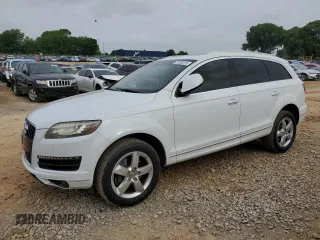 2013 Audi Q7 Premium Plus with VIN WA1LMAFE4DD000781, listed as a Copart auction lot 57255315 with 129,709 mi miles and Salvage title. Bid and sale history available at DreamBid. Image 1.
