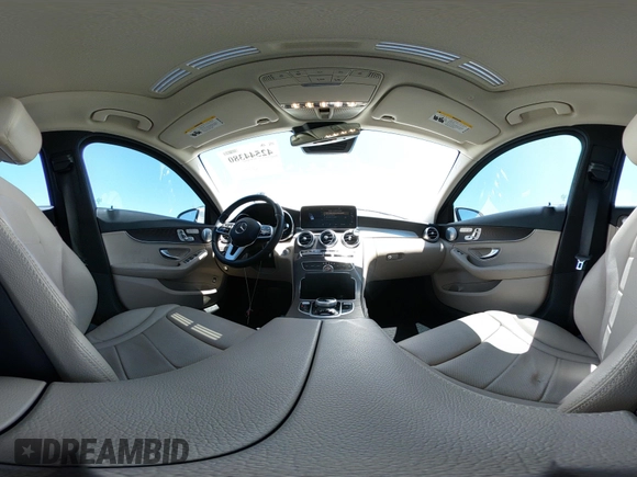 2021 Mercedes-Benz C 300 with VIN W1KWF8EB4MR646585, listed as a IAAI auction lot 42544380 with 21,610 mi miles and . Bid and sale history available at DreamBid. Image 19.