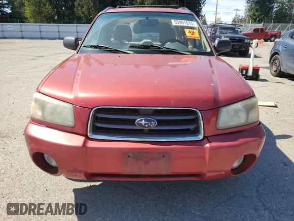 2003 Subaru Forester XS with VIN JF1SG65603H720494, listed as a Copart auction lot 53901815 with 201,838 mi miles and Salvage Title. Bid and sale history available at carsss.com. Image 5.