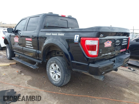 2021 Ford F-150 XL with VIN 1FTFW1E51MKF07972, listed as a IAAI auction lot 41943017 with 67,803 mi miles and . Bid and sale history available at DreamBid. Image 3.